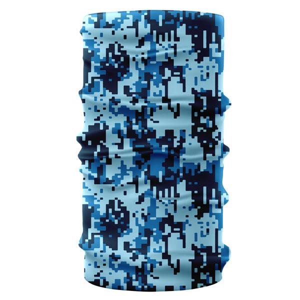 "Digital camuflaj" albastru bandană, buff, multifunctionala tubulara. liratech.ro bandană multifuncțională, buff