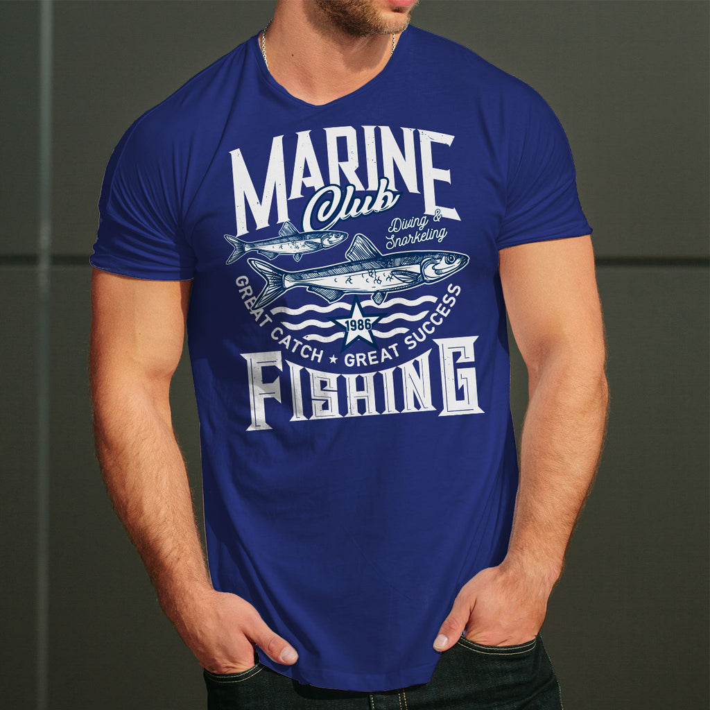 Marine Fishing Club tricou