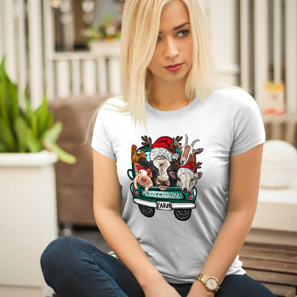 Ferma de Crăciun - Tricou de Crăciun-liratech.ro